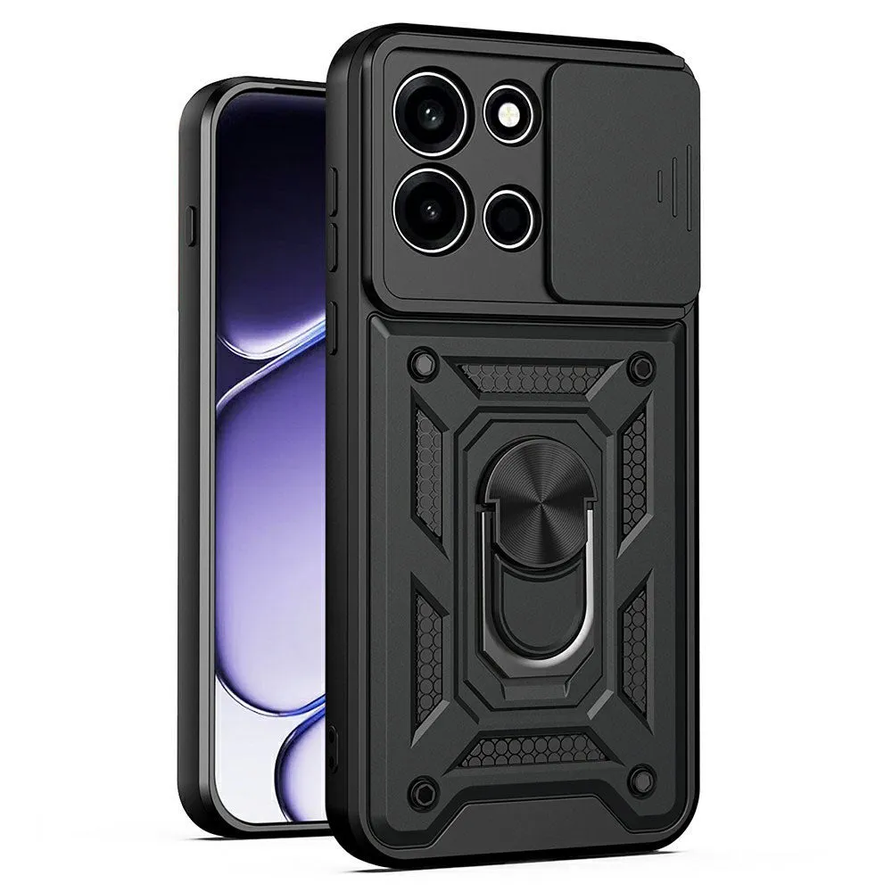 Custodia per OnePlus Nord 6, Techsuit, CamShield, Nera - immagine 1