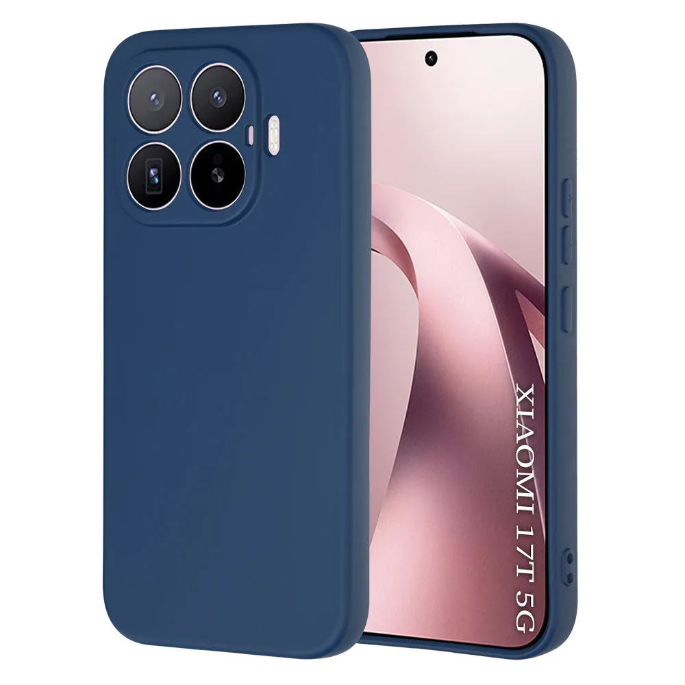 Custodia per Xiaomi 17T, Techsuit, SoftFlex, Blu Navy - immagine 1