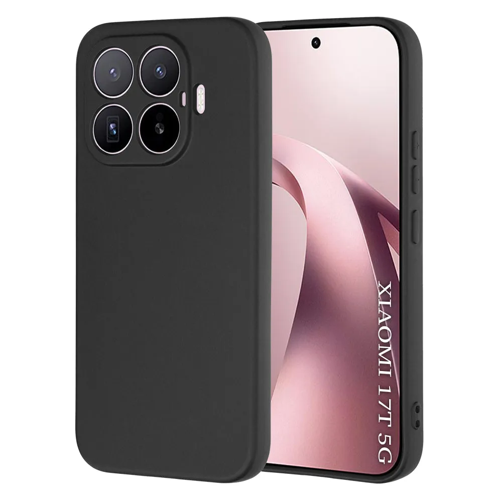 Custodia per Xiaomi 17T, Techsuit, SoftFlex, Nera - immagine 1