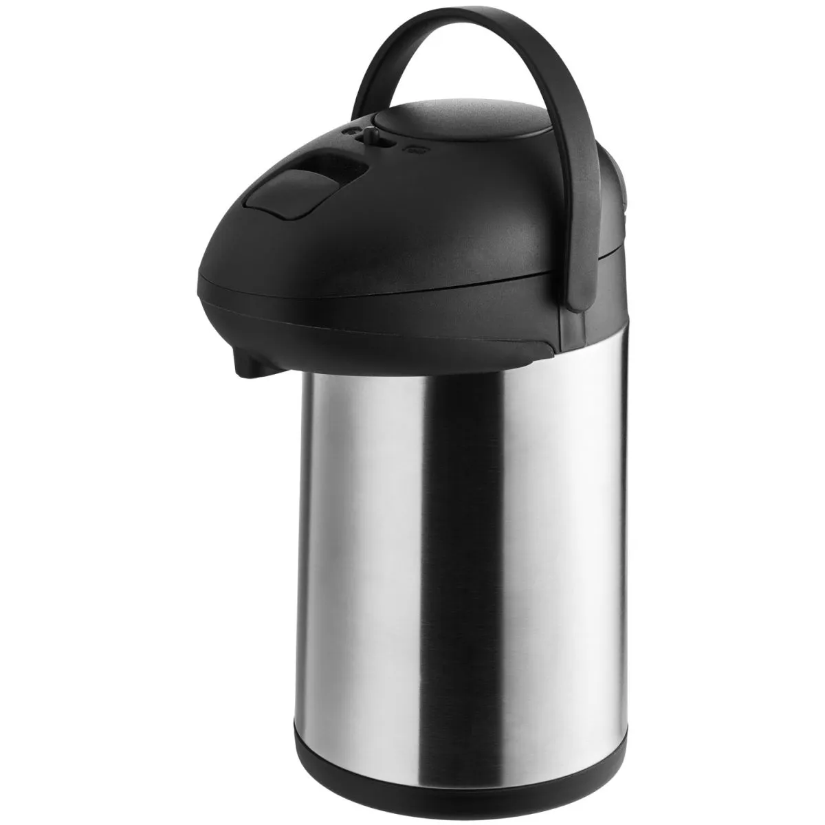 VEGA Caraffa termica Lomé a pompa; 3000 ml, 17x34 cm (ØxH); argento - immagine 1