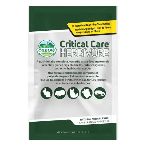 Oxbow Critical Care Herbivore Anice 36 gr - Mangime per conigli - immagine 1