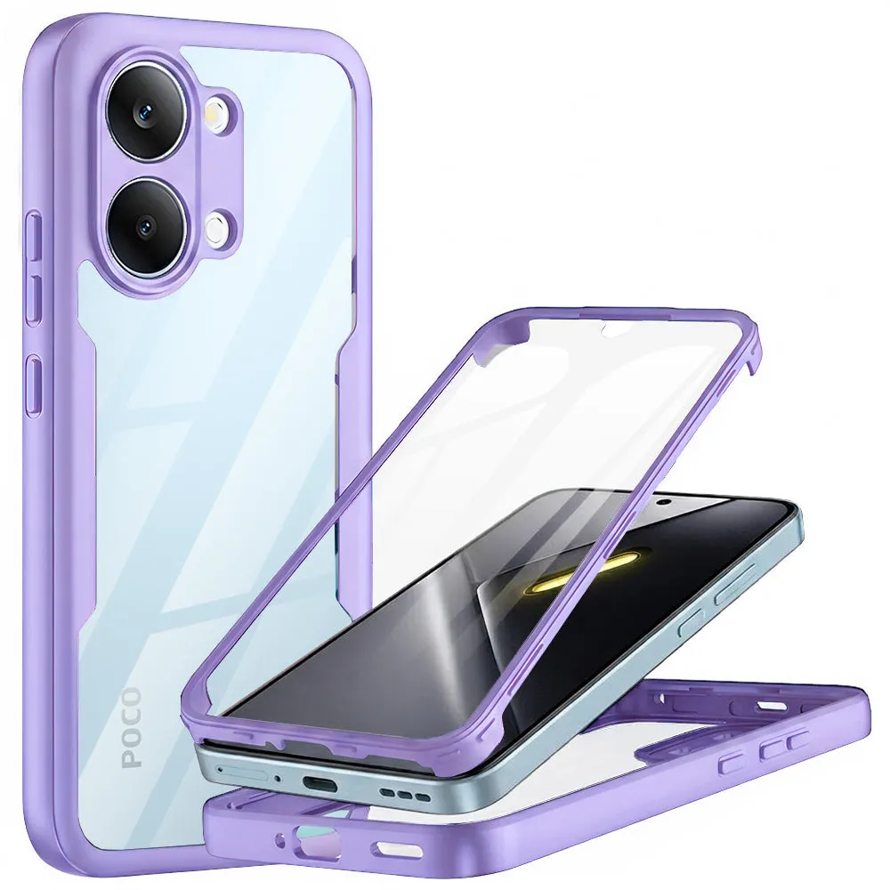 Custodia per Xiaomi Poco X8 Pro Max, Techsuit, ColorVerse 360, Viola - immagine 1