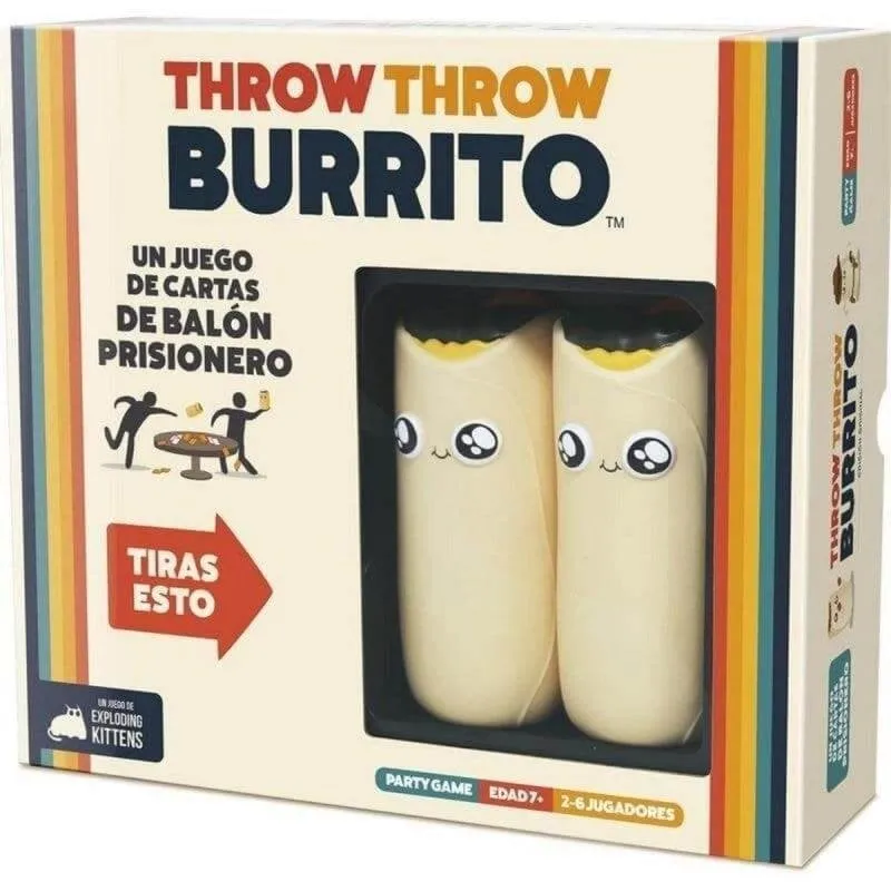 Gioco da tavolo Asmodee Throw Throw Burrito multicolore 2-6 giocatori spagnolo - immagine 1