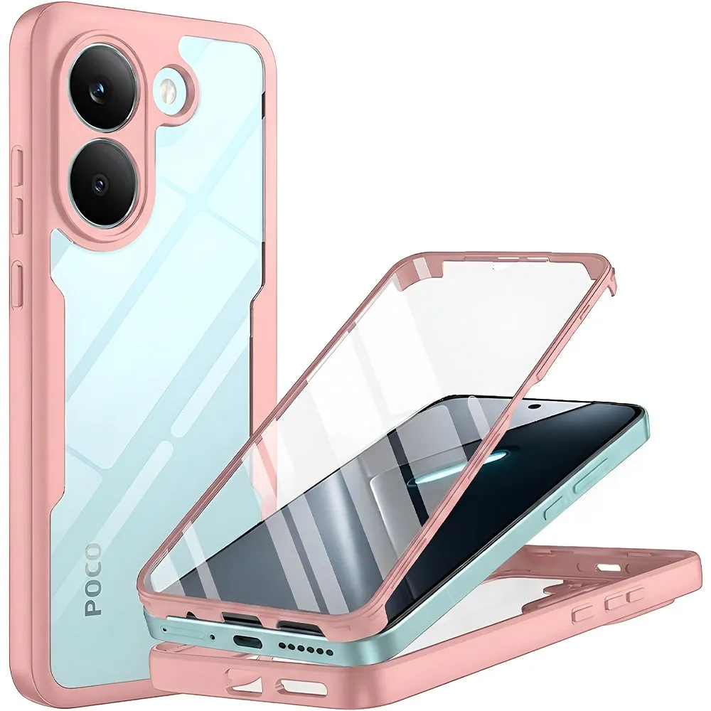 Custodia per Xiaomi Poco X8 Pro, Techsuit, ColorVerse 360, Rosa - immagine 1