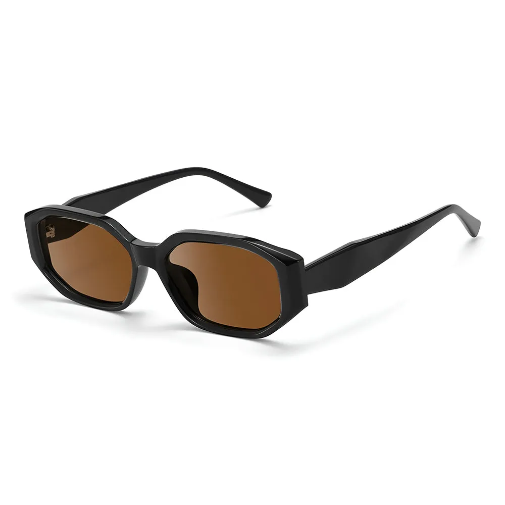 Occhiali da Sole per Bambini Techsuit 11153, Polarizzati, Protezione UV, Nero Marrone - immagine 1