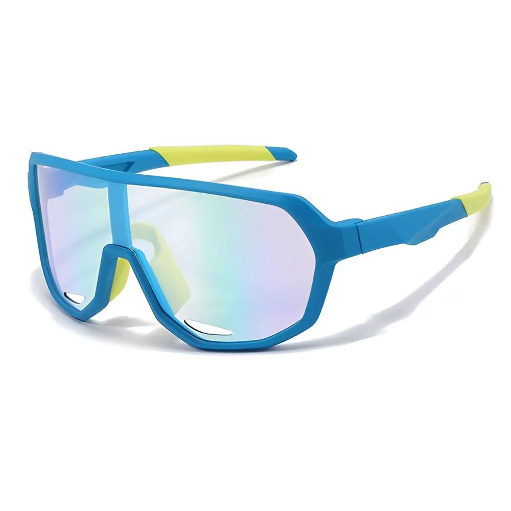 Occhiali da Sole per Bambini Techsuit 22312, Polarizzati, Protezione UV, Blu Gialli - immagine 1