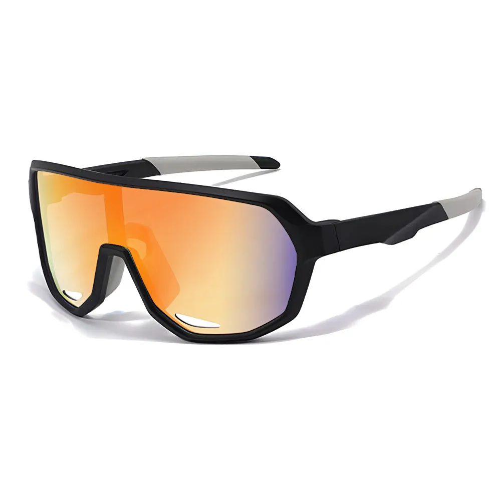 Occhiali da Sole per Bambini Techsuit 22312, Polarizzati, Protezione UV, Arancioni Neri - immagine 1