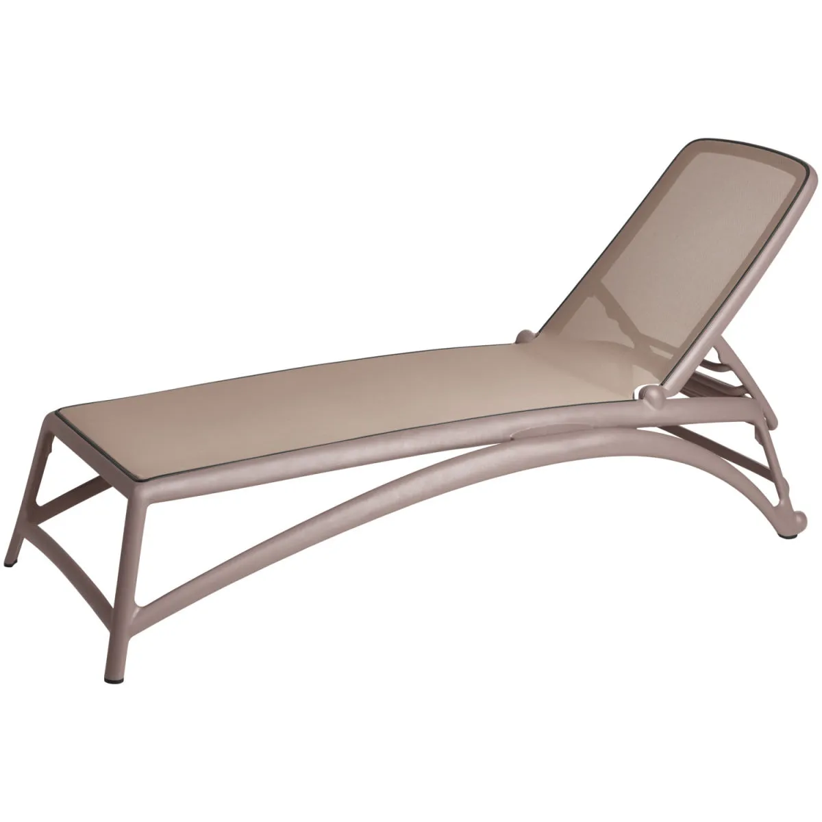 Nardi Lettino prendisole Atlantico; 204x70x35 cm (LxLxH); tortora - immagine 1