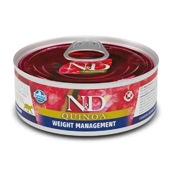 Farmina N&D Quinoa Feline Umido 80 gr Weight Management - confezione da 24 pezzi - Cibo umido per gatti - immagine 1