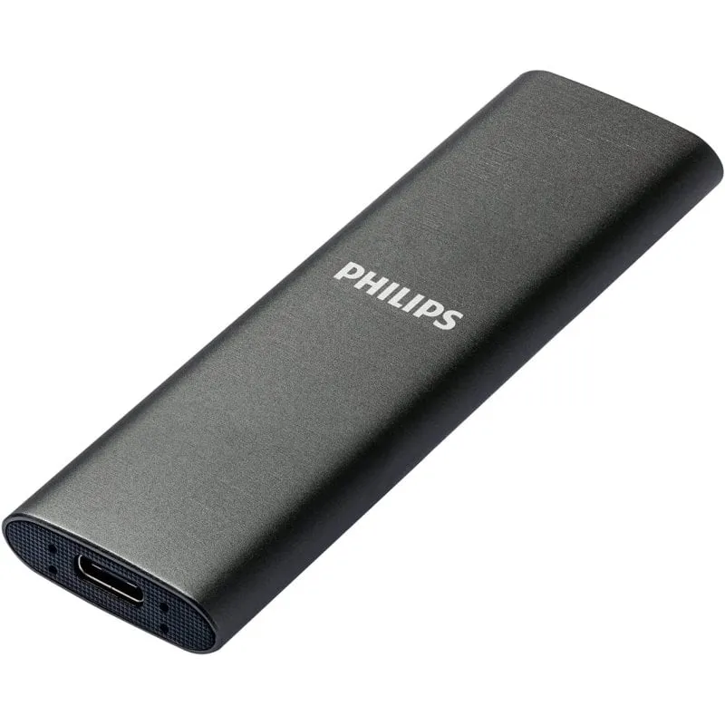 Philips FM50SS030P SSD esterno 500GB USB-C Grigio Alluminio - immagine 1