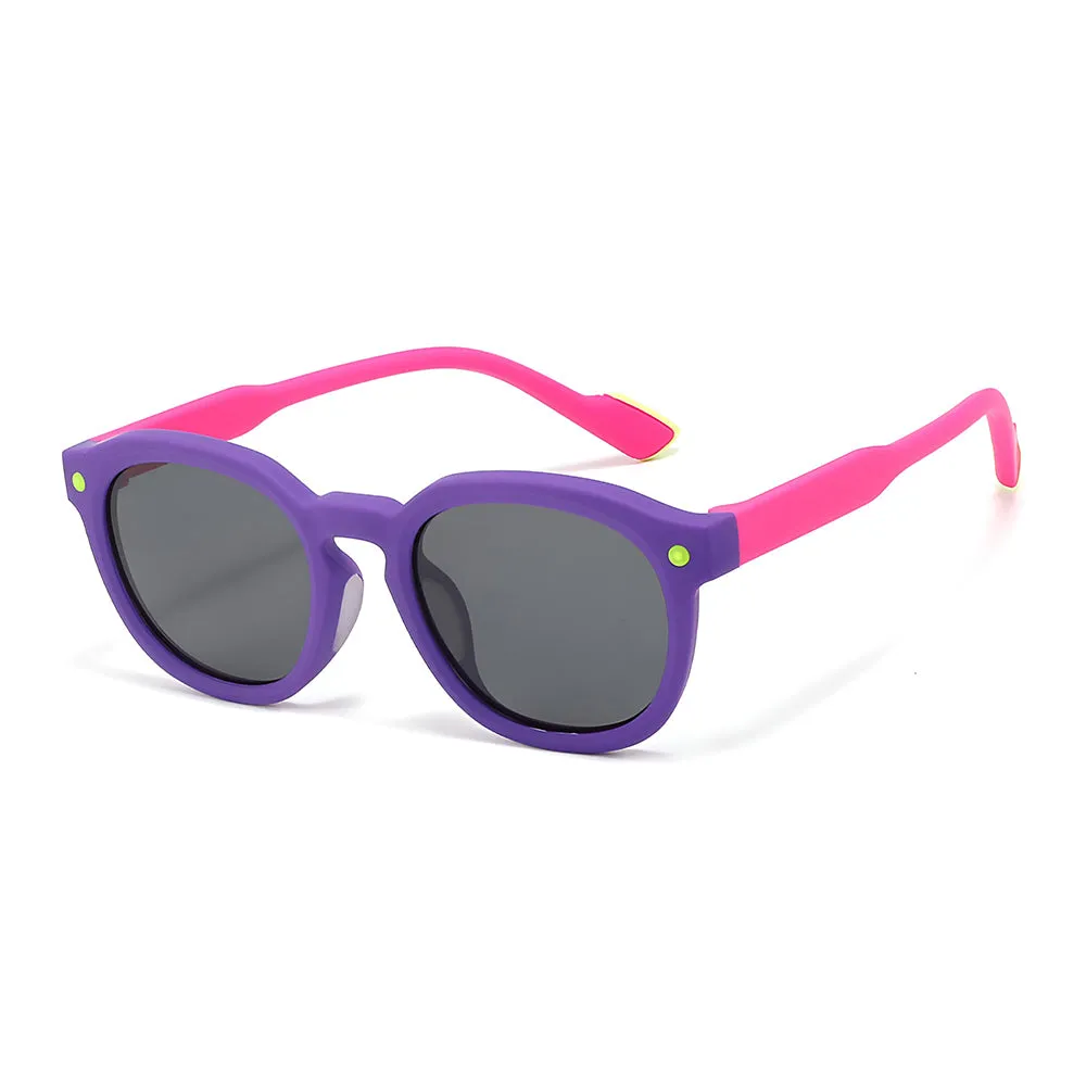 Occhiali da Sole per Bambini Techsuit 616, Polarizzati, Protezione UV, Viola Rosa - immagine 1
