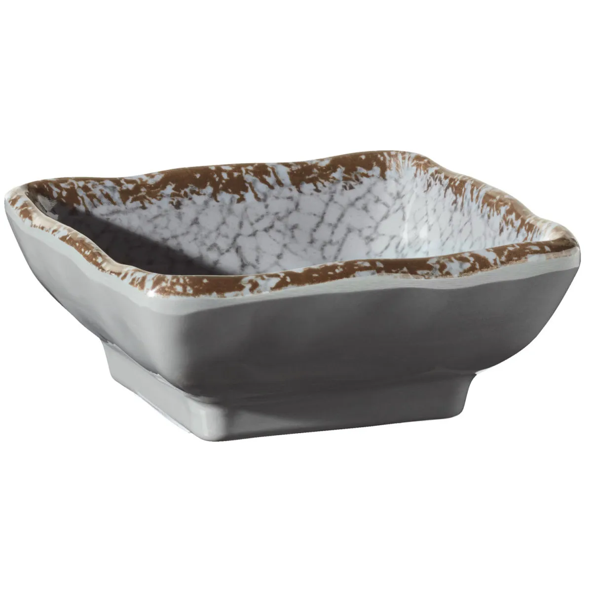 12x VEGA Ciotolina Portage quadrato; 65 ml, 7.2x7.2x3 cm (LxLxH); grigio; quadrata; 12 pz. / Pacco - immagine 1