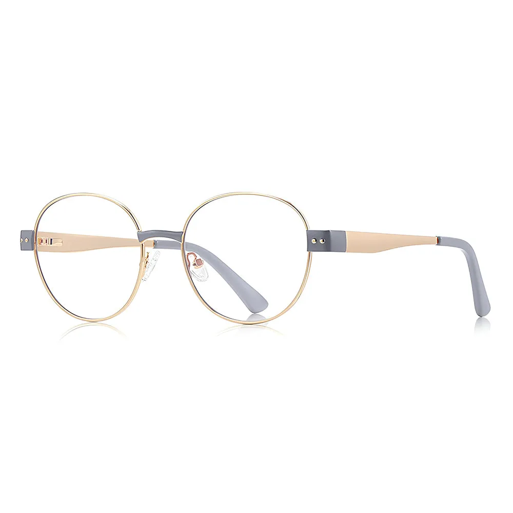 Occhiali da Computer Donna Techsuit 3175, Anti-Luce Blu, Oro Grigio Chiaro - immagine 1
