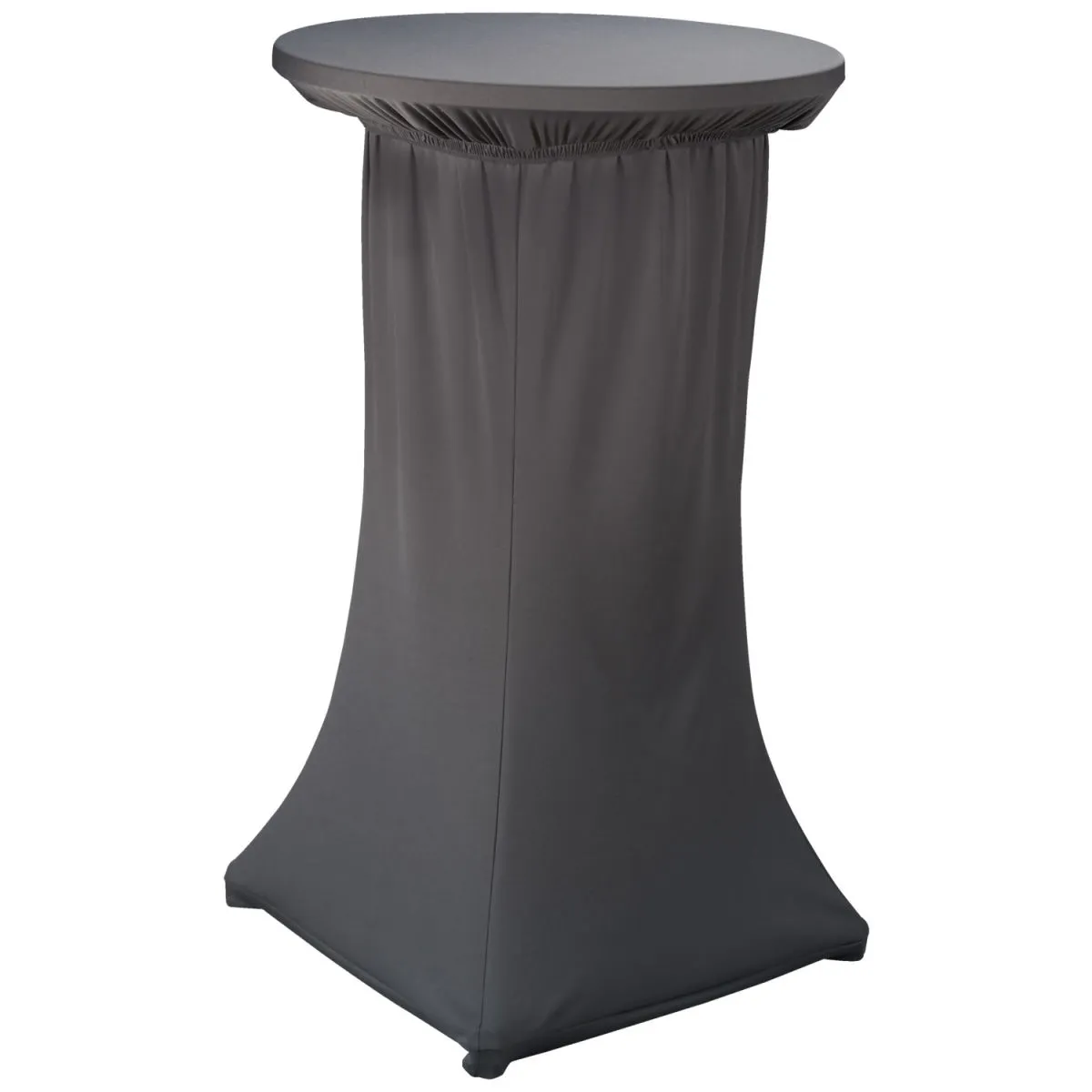 PULSIVA Copritavolo alto elasticizzato Onyx 2 pezzi; 70x110 cm (ØxL); antracite - immagine 1