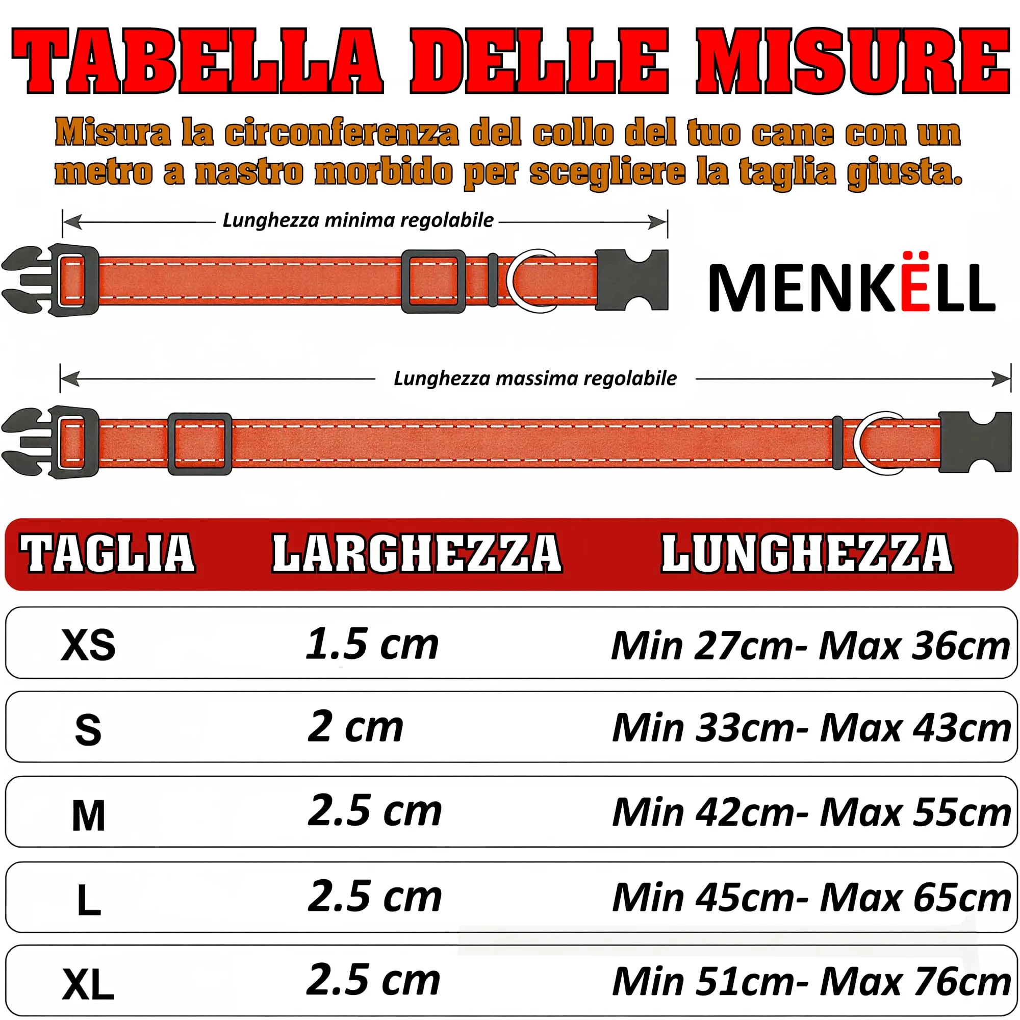 MENKËLL - Collare personalizzato per cani, gatti regolabile e riflettente, in nylon resistente, con incisione laser targhetta in metallo, nome, indirizzo, varie misure (VIOLA, S: 33-43cm) - immagine 2