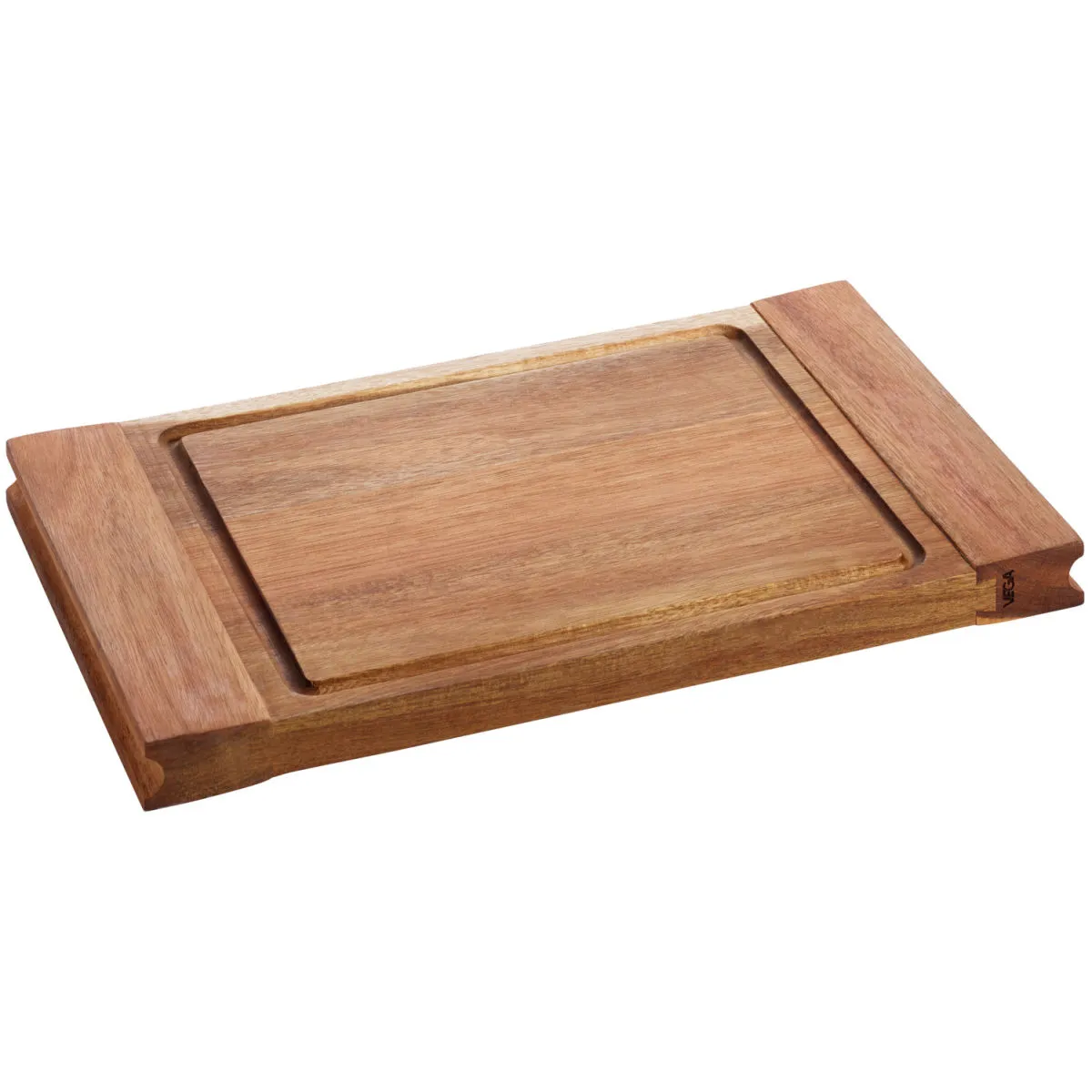 VEGA Tagliere Aria reversibile; 35.4x21x2.8 cm (LxLxH); acacia marrone; rettangolare - immagine 1