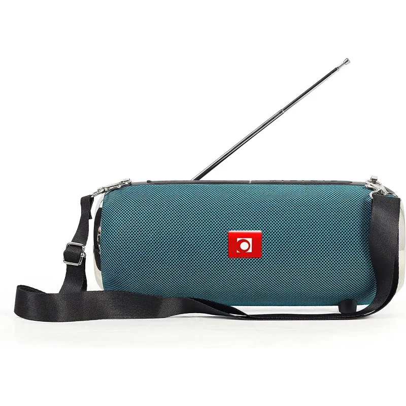 Altoparlante Bluetooth portatile Gembird con antenna verde - immagine 1