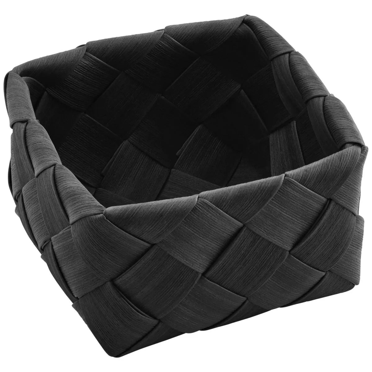 4x VEGA Cestino porta pane Larina; 15x15x9 cm (LxLxH); nero; quadrata; 4 pz. / Pacco - immagine 1
