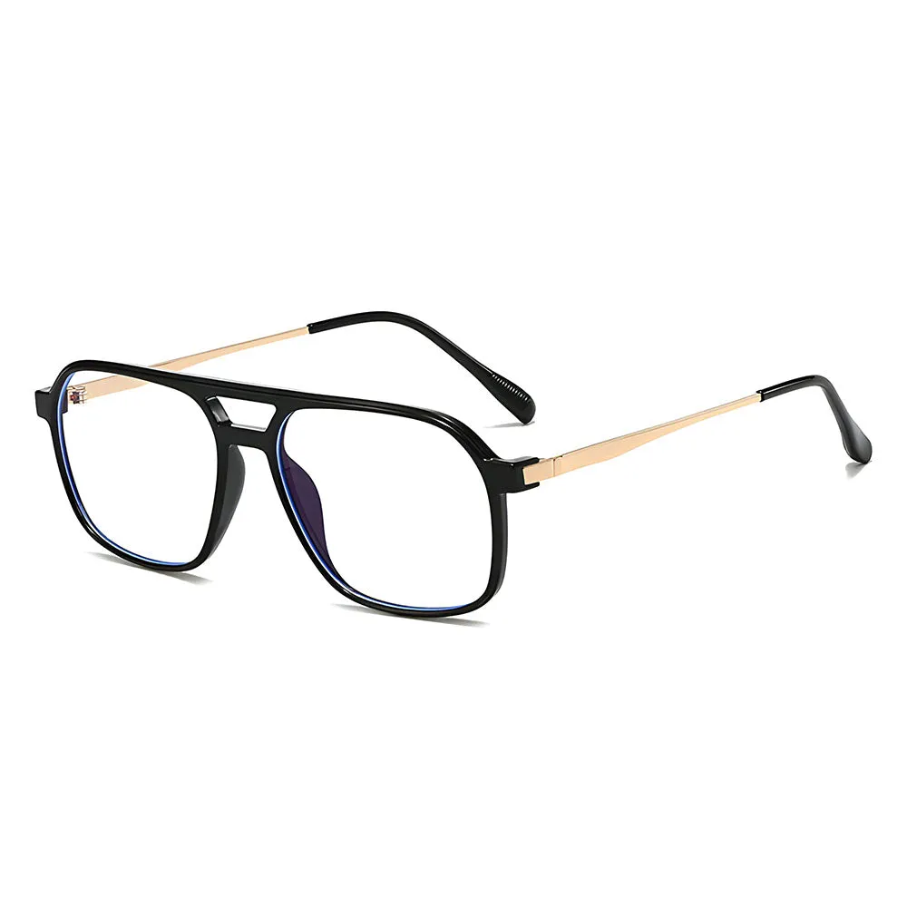 Occhiali da Computer Unisex Techsuit 83092, Anti-Luce Blu, Nero Oro - immagine 1