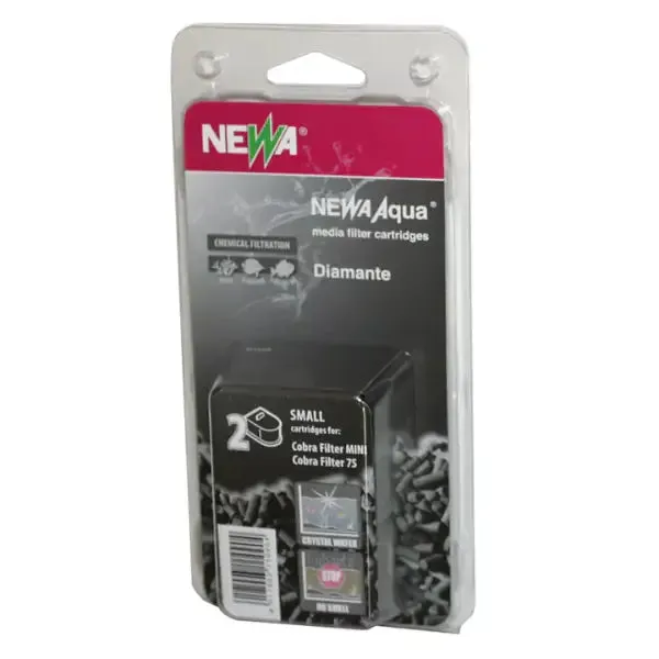 Newa Cobra Filter per acquari CF 75 e MINI: 2 Cartucce Carbone Diamante Small - immagine 1
