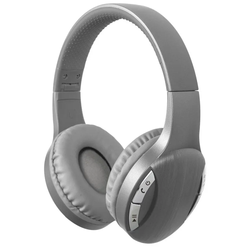 Cuffie stereo Bluetooth Gembird BTHS-01-SV nere - immagine 1