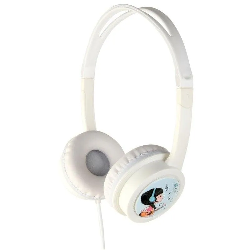 Gembird MHP-JR-W cuffia e auricolare Cuffie Cablato A Padiglione MUSICA Bianco - immagine 1