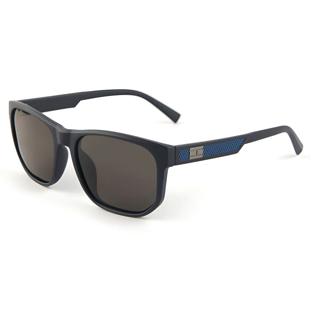 Occhiali da Sole Uomo Techsuit 8502, Polarizzati, Protezione UV, Blu Opaco Grigio - immagine 1