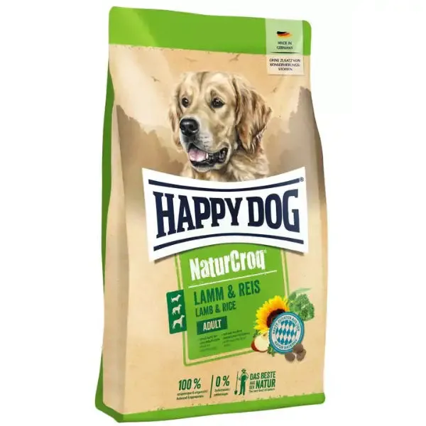 Happy Dog NaturCroq Adult All Breeds Agnello e riso 11 kg - Croccantini per cani - immagine 1