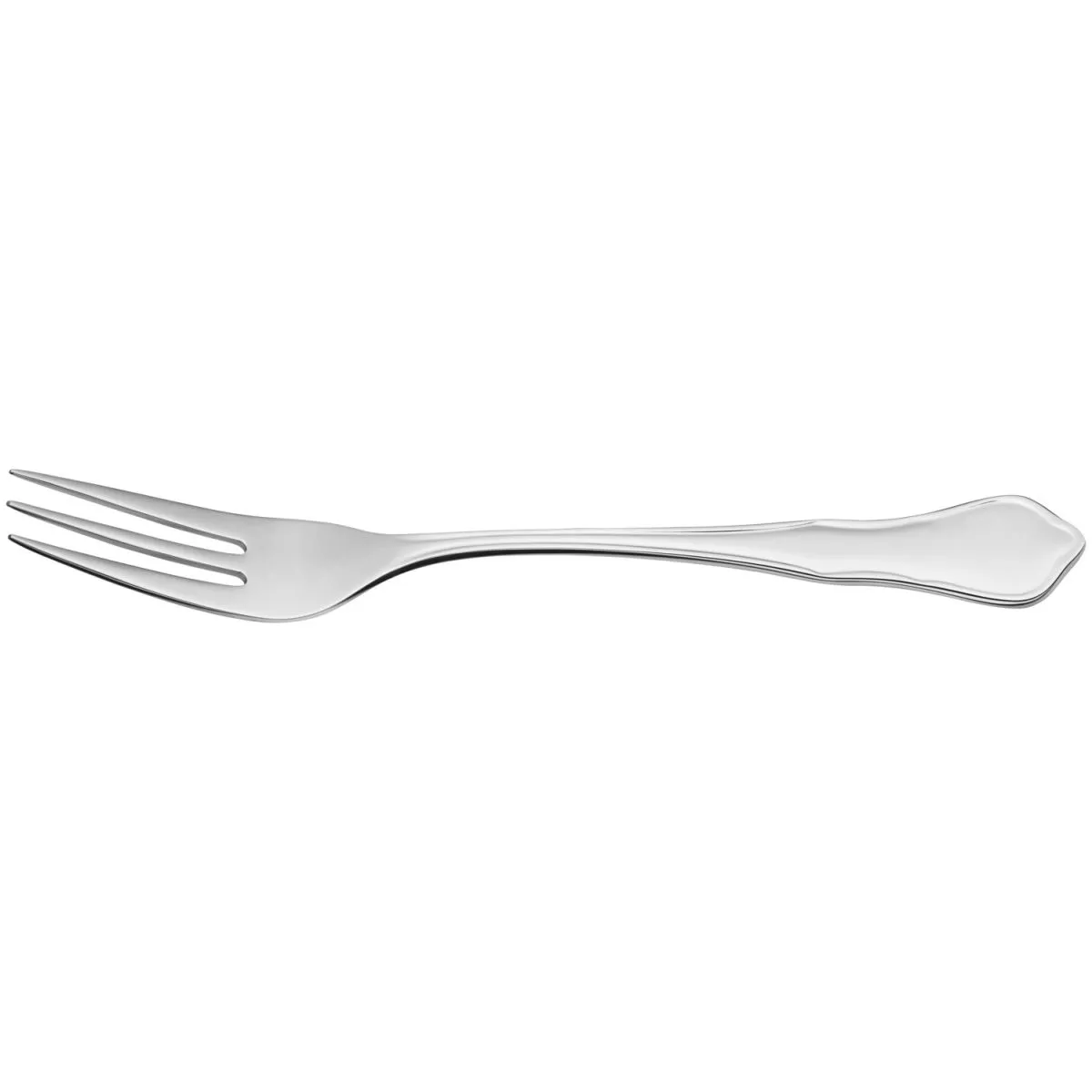 12x VEGA Forchetta pizza Chippendale; 20.5 cm (L); argento, manico argento; 12 pz. / Pacco - immagine 1