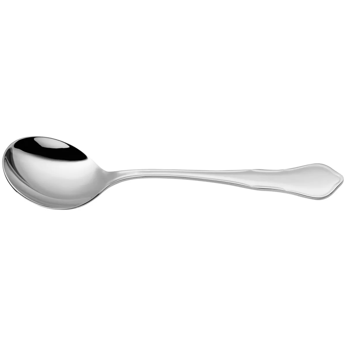 12x VEGA Cucchiaio per tazza Chippendale; 18.8 cm (L); argento, manico argento; 12 pz. / Pacco - immagine 1