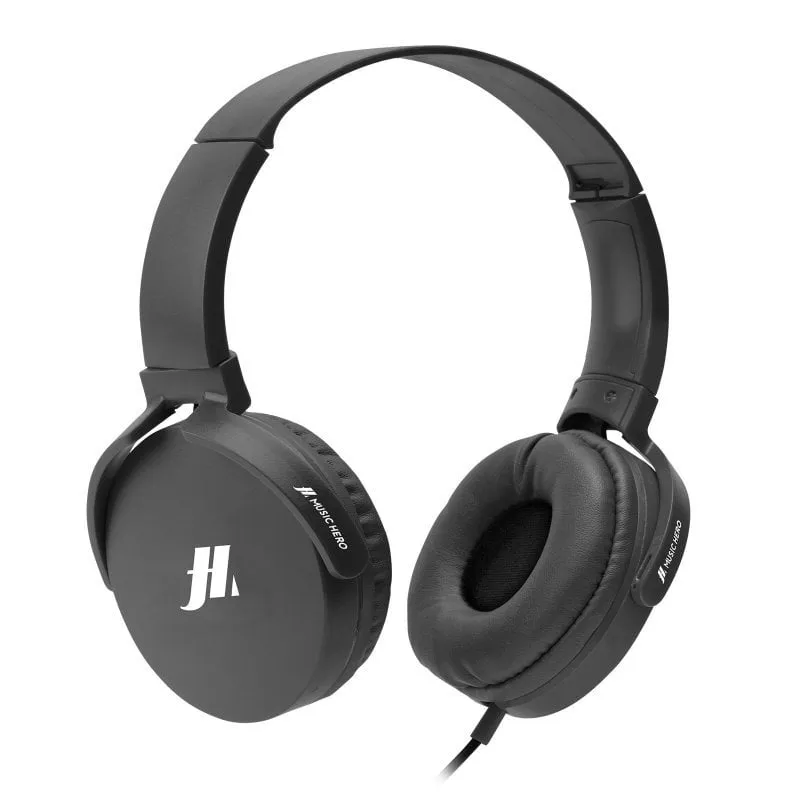 Auricolari SBS MHEADPHONE cablati jack 3,5 mm con microfono e padiglioni girevoli neri - immagine 1