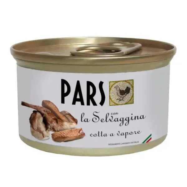 Dieta Pars Umido Pezzetti 85 gr Selvaggina - confezione da 24 pezzi - Cibo umido per gatti - immagine 1