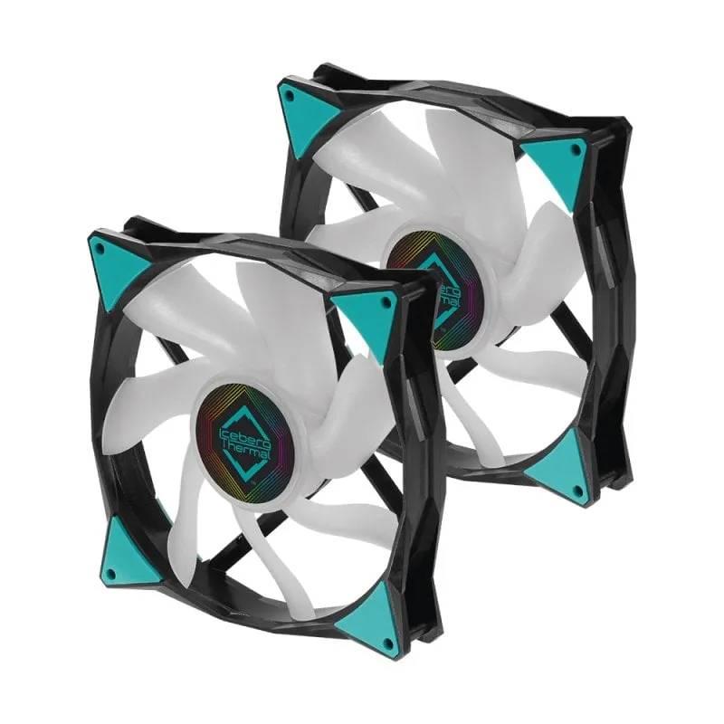 Iceberg Thermal IceGALE ARGB Confezione da 2 ventole da 140 mm - immagine 1