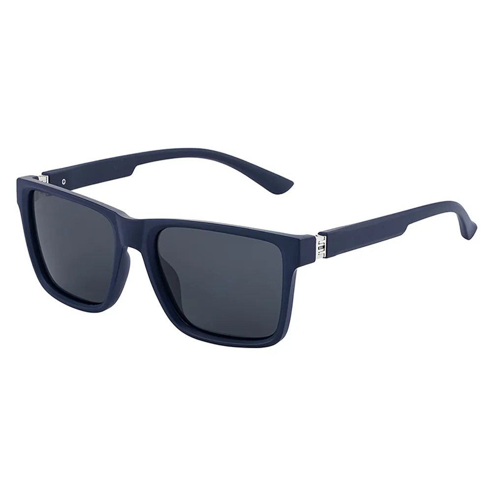 Occhiali da Sole Uomo Techsuit 8506, Polarizzati, Protezione UV, Blu Opaco Grigio - immagine 1
