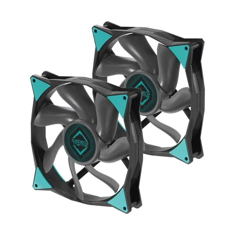 Ventilatore supplementare Iceberg Thermal IceGALE 140mm 1600RPM PWM doppio pack antivibrazione - immagine 1