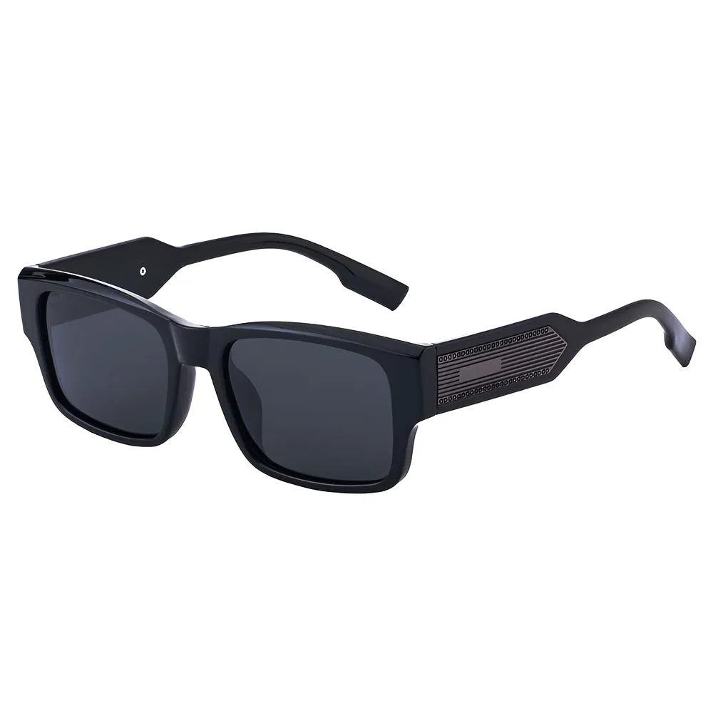 Occhiali da Sole Donna Techsuit 8485, Polarizzati, Protezione UV, Neri - immagine 1