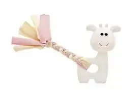 Giraffe in Latex con Coda in Tessuto Ferribiella Misura 12x9 cm - Giochi per cani - immagine 1