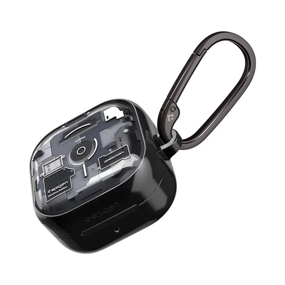 Custodia per Samsung Galaxy Buds4 / Buds4 Pro, Spigen, Ultra Hybrid, Nera ACS11201 - immagine 1
