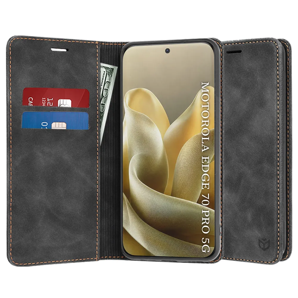 Custodia per Motorola Edge 70 Pro, Techsuit, Confy, Nera - immagine 1