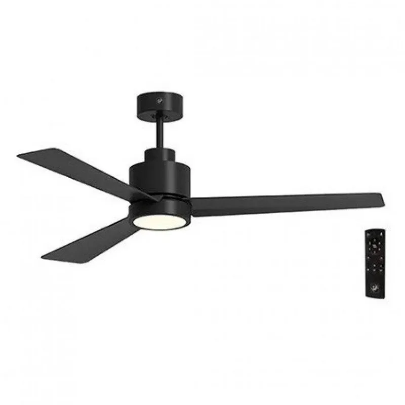 Ventilatore da soffitto DC Soler & Palu HTD-130 con luce e controllo 40 W Nero - immagine 1