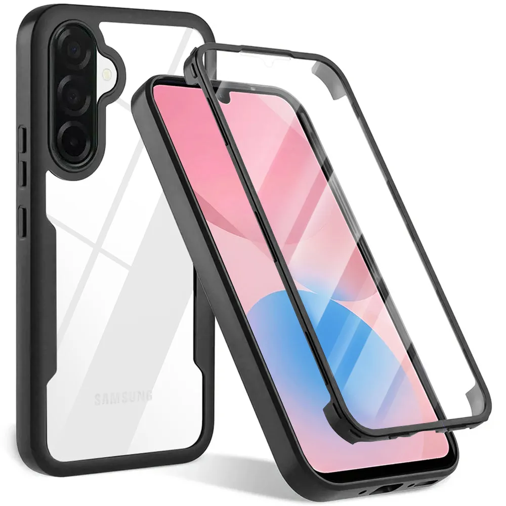 Custodia per Samsung Galaxy A27 5G, Techsuit, ColorVerse 360, Nera - immagine 1