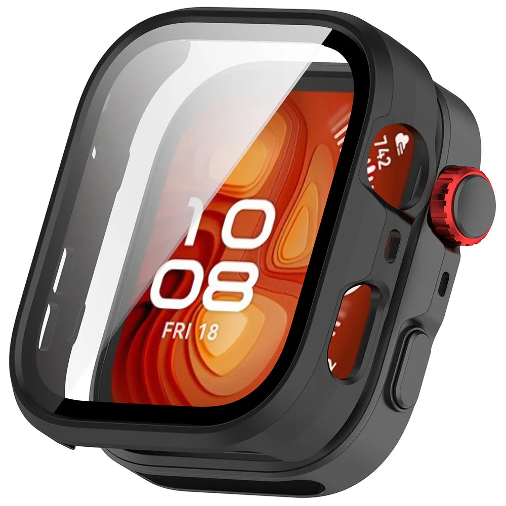Custodia Techsuit Defense360 Pro per Huawei Watch Fit 5 Pro, Nera - immagine 1