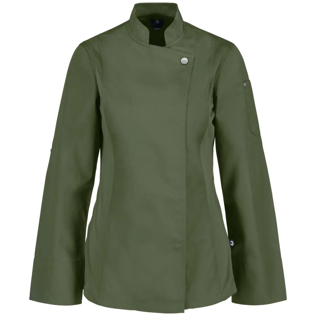 JOBELINE Giacca da cuoca Carter maniche lunghe; Taglia 50; verde oliva - immagine 1