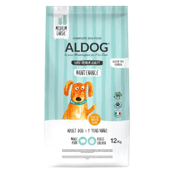 Aldog Super premium Adult All Breeds Maintenance 12 kg - Croccantini per cani - immagine 1
