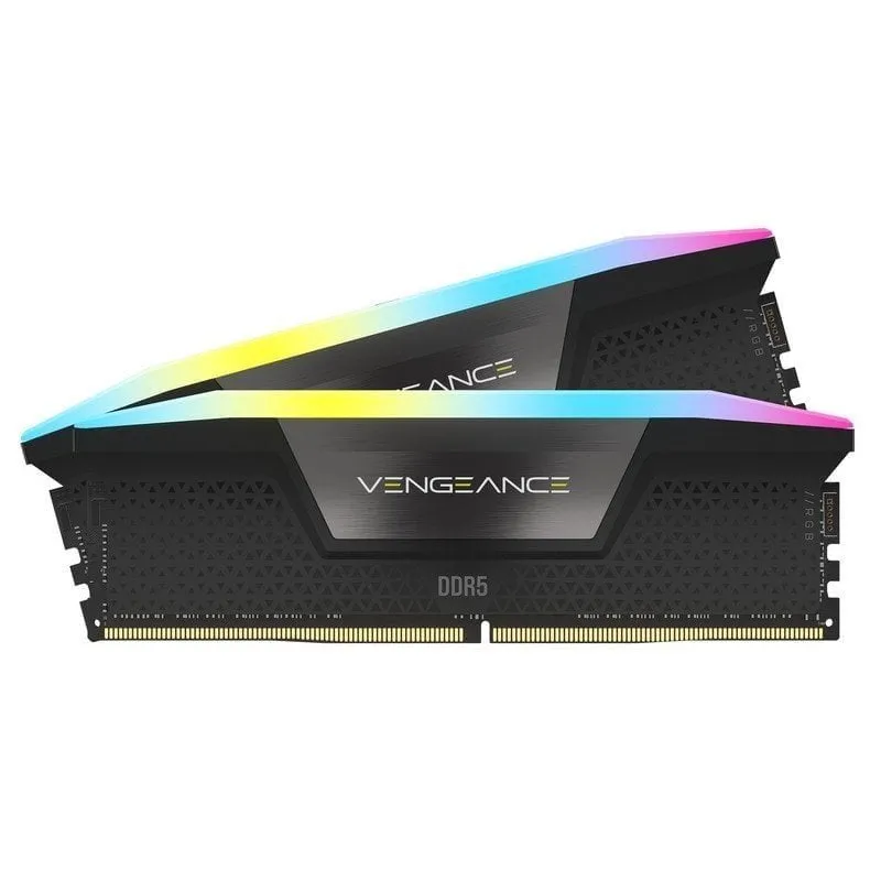 Corsair Vengeance RGB DDR5 6000 MHz 48 GB 2x24 GB CL36 Nero - immagine 1