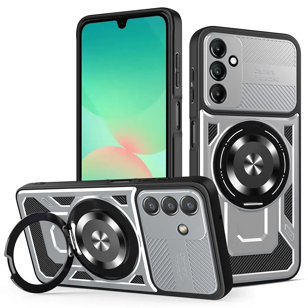 Custodia per Samsung Galaxy A27 5G, Techsuit, RuggedCam, Grigio - immagine 1