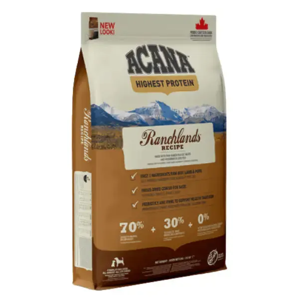 Acana Ranchlands Grain Free 11,4 kg - Croccantini per cani - immagine 1