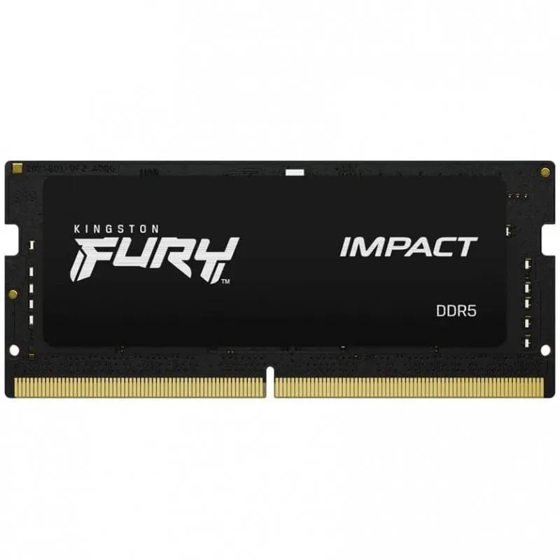 Kingston Technology FURY 16 GB 6400 MT/s DDR5 CL38 SODIMM Impact XMP - immagine 1