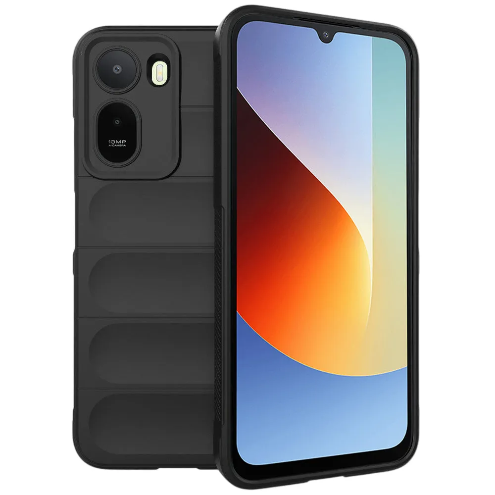 Custodia per Xiaomi Redmi A7 Pro 4G, Techsuit, Magic Shield, Nera - immagine 1