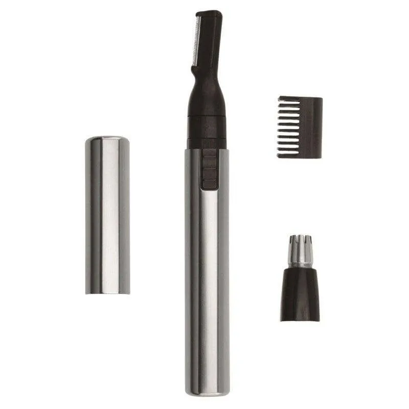 Tagliacapelli Naso e Orecchie Wahl Micro GroomsMan 5640-616 Senza Fili Acciaio Inox 4 Accessori - immagine 1